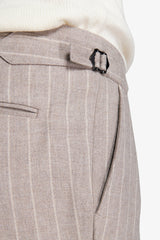 Pantaloni gessati tortora-Dan John