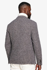 Giacca jersey diagonale tortora-Dan John