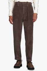 Pantalone in velluto costa larga tortora DNJ-Dan John