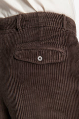 Pantalone in velluto costa larga tortora DNJ-Dan John