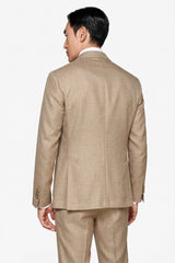 Giacca tela melange beige-Dan John