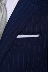 Abito gessato blu regular-Dan John
