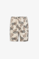 Bermuda Stampa All Over Crema-Dan John