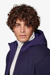 Bomber bimaterico DNJ blu-Dan John