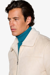 Bomber ecosuede ghiaccio-Dan John