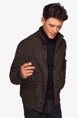 Bomber pied de poule marrone-Dan John