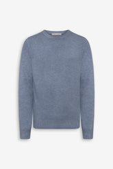 Basic light blue crew neck sweater