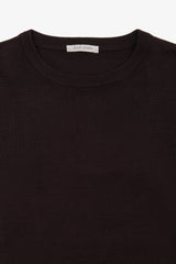 Basic brown crew neck sweater