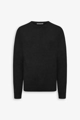 Basic black crew neck sweater