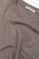 Basic dove gray crew neck sweater