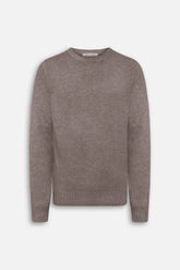 Basic dove gray crew neck sweater