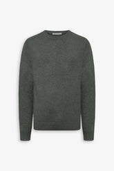 Basic green crew neck sweater