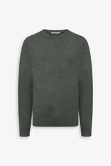 Basic green crew neck sweater