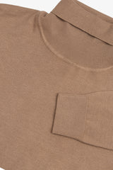 Maglia dolcevita basic cammello-Dan John