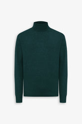 Basic teal turtleneck sweater