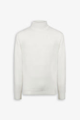 Basic cream turtleneck sweater
