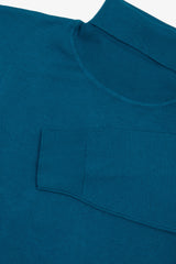 Basic petrol turtleneck sweater