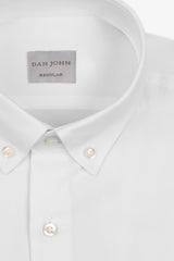 Camicia oxford button down bianca-Dan John
