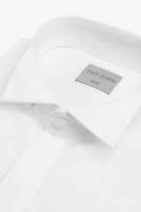 Slim stand-up collar tuxedo shirt