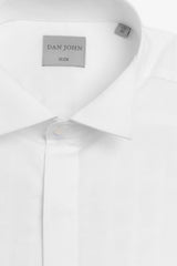 Slim stand-up collar tuxedo shirt
