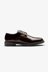 Classic dark brown derby shoe