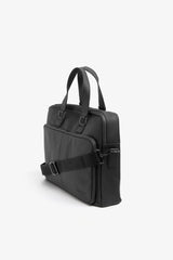 Black saffiano 24h bag