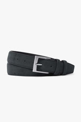 Blue suede sports belt