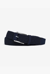 Blue Braided Elastic Sports Belt
