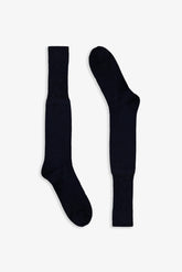 Blue mercerized cotton socks