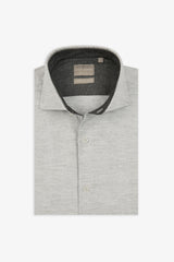 Camicia flanella grigio chiaro-Dan John