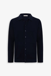 Camicia in maglia navy-Dan John
