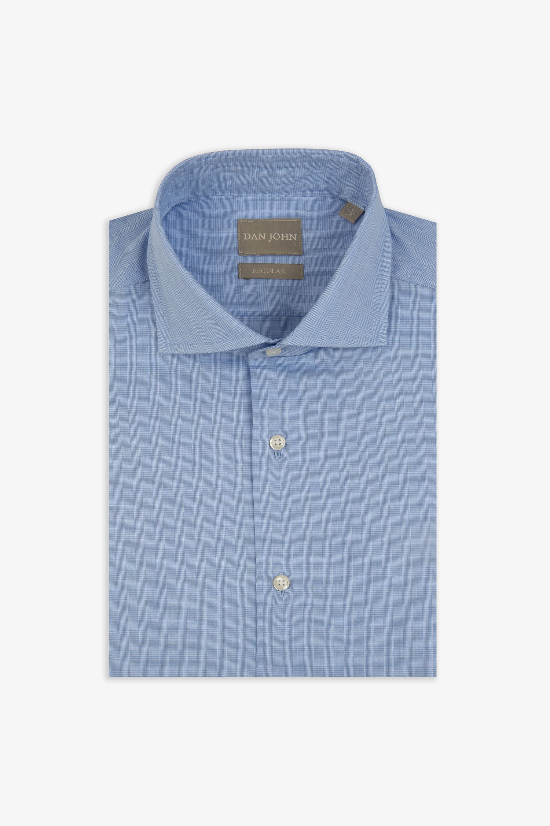 Camicia principe di galles azzurra-Dan John