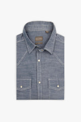 Camicia western denim slim-Dan John