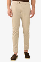 Beige chino trousers