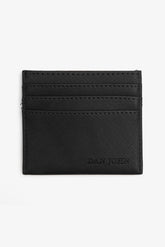 Black saffiano card holder