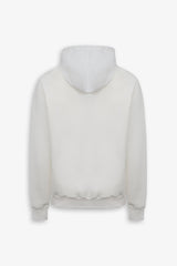 Felpa full zip bimaterica DNJ panna-Dan John