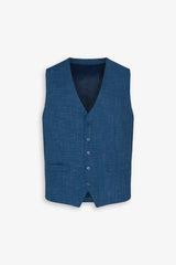 Gilet in tela fiammata royal-Dan John