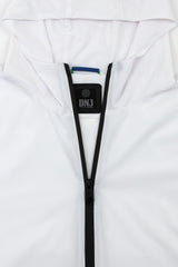 Giubbino modello felpa full zip DNJ bianco-Dan John