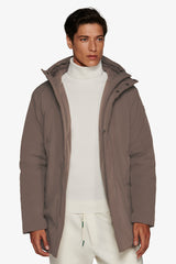 Giubbotto parka tecnico lungo DNJ fango-Dan John