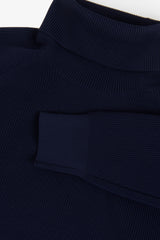 Maglia dolcevita costa inglese DNJ blu-Dan John