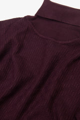 Maglia dolcevita labirinto bordeaux-Dan John