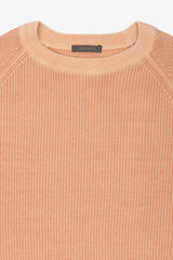Maglia girocollo costina albicocca-Dan John