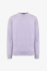 Maglia girocollo cotone lilla-Dan John
