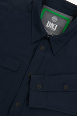 Overshirt in ripstop tecnica DNJ blu-Dan John