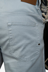 Pantalone 5 tasche stretch cielo-Dan John