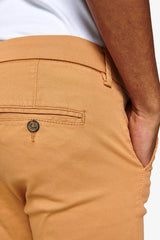 Pantalone in canvas tinto capo albicocca slim-Dan John