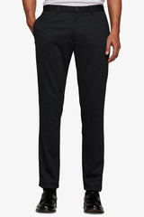Pantaloni in jersey stretch microfantasia blu-Dan John