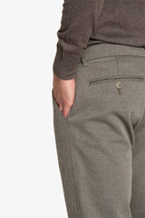 Pantalone strutturato tinto capo beige-Dan John