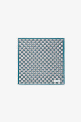 Pochette disegno geometrico petrolio-Dan John