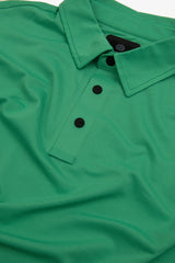 Polo tecnica con bottoni verde DNJ-Dan John